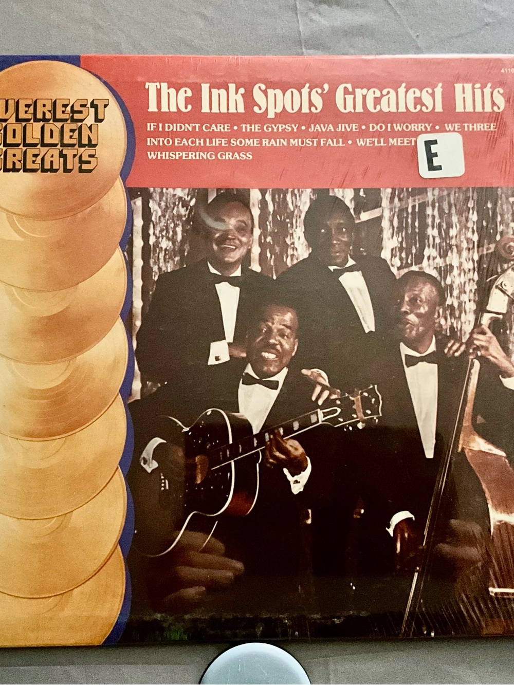 The Ink Spots Greatest Hits LP (1981) Everest Records - VG+